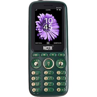 MTR BOSS (Dual Sim, 2.4 Inch, 3000 mAh Battery, Green) - Mobile Phone | Buy online on ZillyBuy