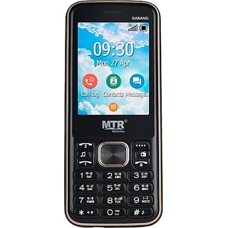 MTR DABANG (Dual Sim, 2.8 Inch, 3000 mAh Battery, Black) - Mobile Phone | Buy online on ZillyBuy