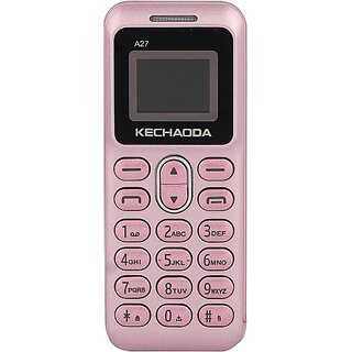 Kechaoda A27 (Dual Sim, 800 mAh Battery, Rose Gold) - Mobile Phone | Buy online on ZillyBuy