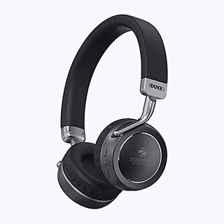 Zeb-Duke 2 Wireless Headphone That Comes with 40mm Drivers and has Dual Pairing Function and has 32 hrs. of Playback time.(Black).