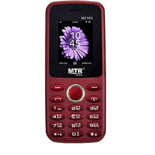 MTR M2163 (Maroon) - Mobile Phone | Buy online on ZillyBuy