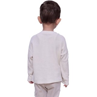 Elegant Data - Not - Present Full Sleeves T-Shirt For Baby Boy (Off White) 2025 at ShopCircuit |
