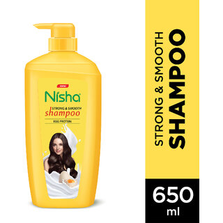 Nisha Egg Protein Shampoo For Strong  Smooth Hair, 650 ML Pack Of 1 Nisha Egg Protein Shampoo For Strong  Smooth Hair, 650 ML Pack Of 1