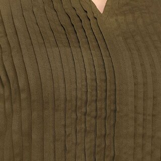 Modern Women Purys Women Dark Green A Line Dress 2025 at ShopCircuit | ONDC