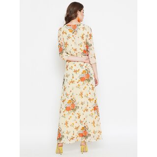 New Women Purys Women Beige Maxi Dress 2025 at ShopCircuit | ONDC