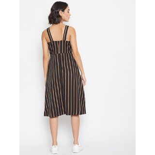 Latest Women Purys Women Black Fit & Flare Dress 2025 at ShopCircuit | ONDC
