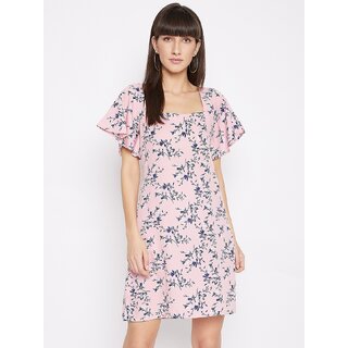 Elegant Women Purys Women Pink A Line Dress 2025 at ShopCircuit | ONDC
