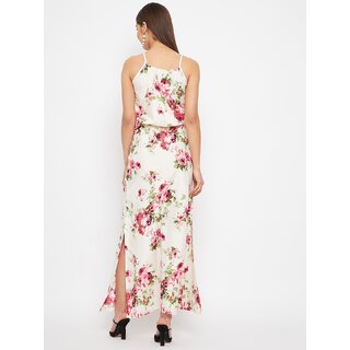 Elegant Women Purys Women White Fit & Flare Dress 2025 at ShopCircuit | ONDC