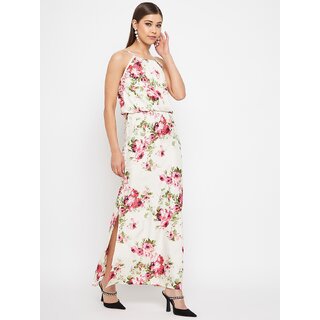Elegant Women Purys Women White Fit & Flare Dress 2025 at ShopCircuit | ONDC