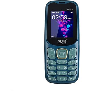 MTR M340 (Dual Sim, 1.77 Inch Display, 1100 mAh Battery, Dark Green) - Mobile Phone | Buy online on ZillyBuy