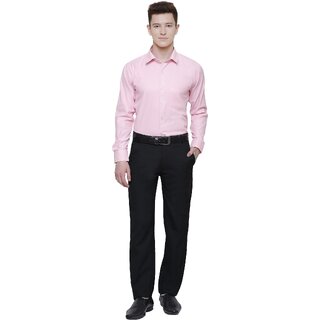 Affordable Men Baleshwar Men Pink Solid Formal Shirt (Pack of 1) 2025 at ShopCircuit | ONDC