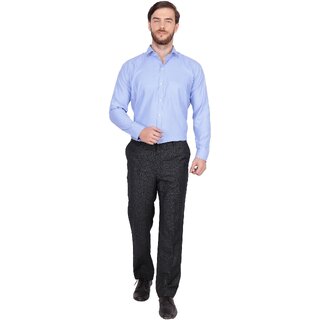 Exclusive Men Baleshwar Men Blue Solid Formal Shirt (Pack of 1) 2025 at ShopCircuit | ONDC