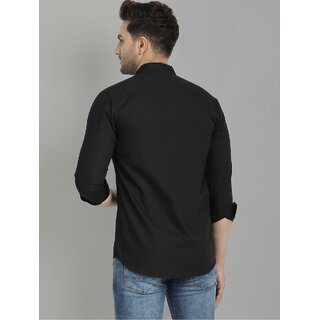 Exclusive Men Baleshwar Men Black Solid Regular Fit Casual Shirt 2025 at ShopCircuit | ONDC