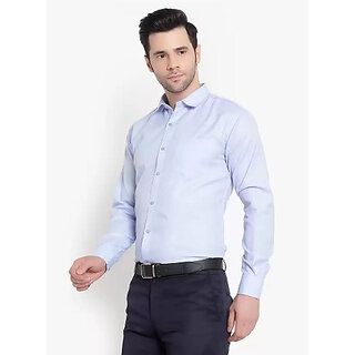 Stylish Men Baleshwar Men Blue Solid Formal Shirt (Pack of 1) 2025 at ShopCircuit | ONDC