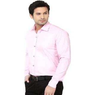 Latest Men Baleshwar Men Pink Solid Formal Shirt (Pack of 1) 2025 at ShopCircuit | ONDC