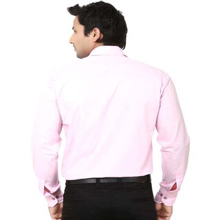 Latest Men Baleshwar Men Pink Solid Formal Shirt (Pack of 1) 2025 at ShopCircuit | ONDC