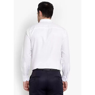 Trendy Men Baleshwar Men White Solid Formal Shirt (Pack of 1) 2025 at ShopCircuit | ONDC