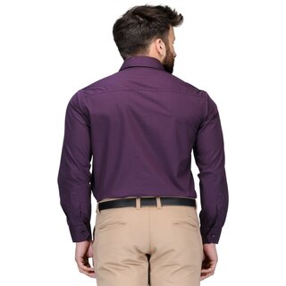 Trendy Men Baleshwar Men Purple Solid Formal Shirt (Pack of 1) 2025 at ShopCircuit | ONDC
