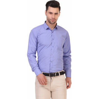 Modern Men Baleshwar Men Blue Solid Formal Shirt (Pack of 1) 2025 at ShopCircuit | ONDC