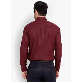 Best Men Baleshwar Men Maroon Solid Formal Shirt (Pack of 1 ) 2025 at ShopCircuit | ONDC