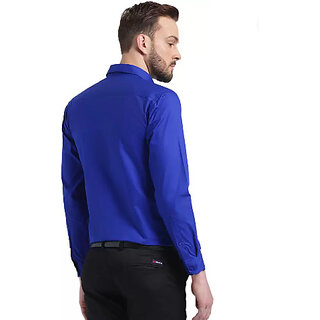 Premium Men Baleshwar Men Blue Solid Formal Shirt (Pack of 1 ) 2025 at ShopCircuit | ONDC
