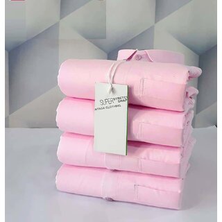 Best Men Baleshwar Men Pink Solid Casual Shirt (Pack of 1 ) 2025 at ShopCircuit | ONDC