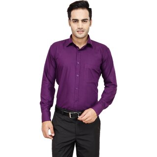 Best Men Baleshwar Men Purple Solid Formal Shirt (Pack of 2) 2025 at ShopCircuit | ONDC