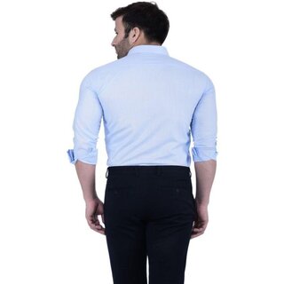 Exclusive Men Baleshwar Men Blue Solid Formal Shirt (Pack of 1) 2025 at ShopCircuit | ONDC