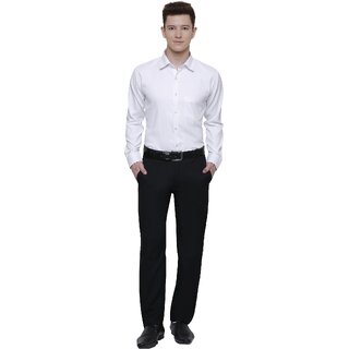 Affordable Men Baleshwar Men White Solid Formal Shirt (Pack of 1) 2025 at ShopCircuit | ONDC