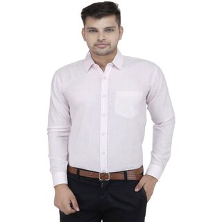 Best Men Baleshwar Men Pink Solid Formal Shirt (Pack of 1) 2025 at ShopCircuit | ONDC