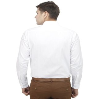 Elegant Men Baleshwar Men White Solid Formal Shirt (Pack of 1) 2025 at ShopCircuit | ONDC