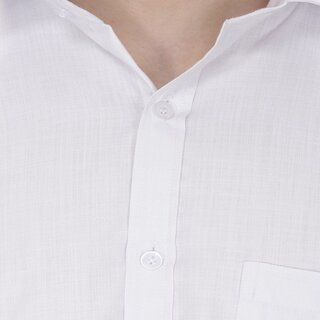 Elegant Men Baleshwar Men White Solid Formal Shirt (Pack of 1) 2025 at ShopCircuit | ONDC