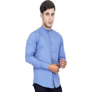 Premium Men Baleshwar Men Blue Solid Casual Shirt (Pack of 1) 2025 at ShopCircuit | ONDC