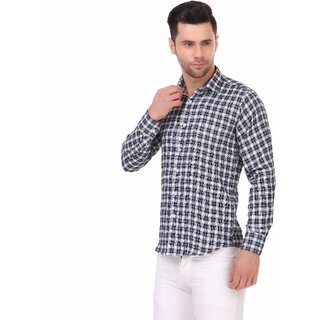 Best Men Baleshwar Men White Checkered Casual Shirt (Pack of 2) 2025 at ShopCircuit | ONDC