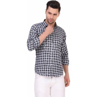 Best Men Baleshwar Men White Checkered Casual Shirt (Pack of 2) 2025 at ShopCircuit | ONDC