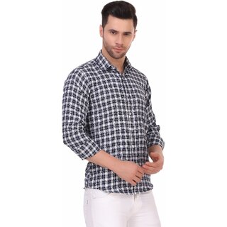 Best Men Baleshwar Men White Checkered Casual Shirt (Pack of 2) 2025 at ShopCircuit | ONDC
