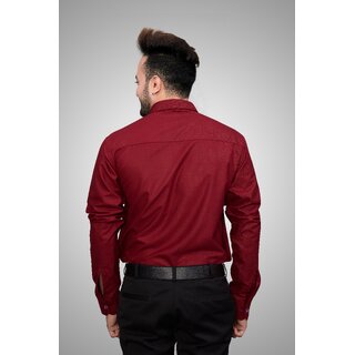 New Men Baleshwar Mens Red Regular Fit Formal Shirt (Pack of 1) 2025 at ShopCircuit | ONDC