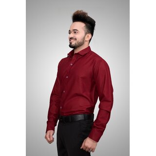 New Men Baleshwar Mens Red Regular Fit Formal Shirt (Pack of 1) 2025 at ShopCircuit | ONDC