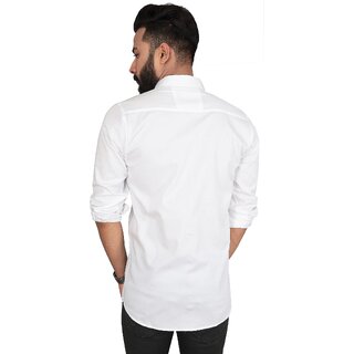 Modern Men Baleshwar Men White Solid Casual Shirt (Pack of 1) 2025 at ShopCircuit | ONDC