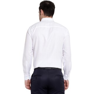 Trendy Men Baleshwar Mens White Slim Fit Formal Shirt (Pack of 1) 2025 at ShopCircuit | ONDC