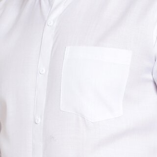 Trendy Men Baleshwar Mens White Slim Fit Formal Shirt (Pack of 1) 2025 at ShopCircuit | ONDC