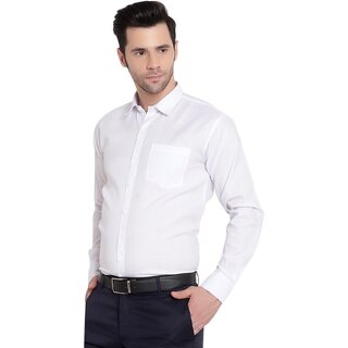 Trendy Men Baleshwar Mens White Slim Fit Formal Shirt (Pack of 1) 2025 at ShopCircuit | ONDC