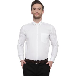 Top Men Baleshwar Mens White Slim Fit Formal Shirt (Pack of 1) 2025 at ShopCircuit | ONDC