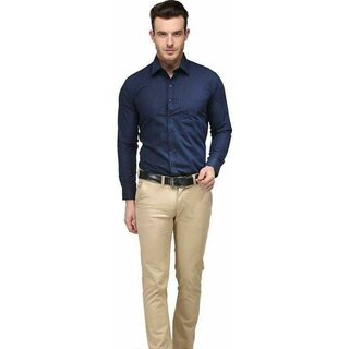 Latest Men Baleshwar Mens Dark Blue Regular Fit Casual Shirt (Pack of 1) 2025 at ShopCircuit | O