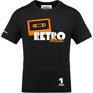 Sophisticated Men FastB Men Solid Round Neck Black T-Shirt 2025 at ShopCircuit | ONDC