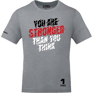 Premium Men FastB Men Printed Round Neck Grey T-Shirt 2025 at ShopCircuit | ONDC