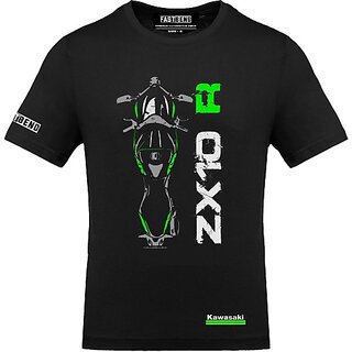 Elegant Men FastB Men Printed Round Neck Black T-Shirt 2025 at ShopCircuit | ONDC