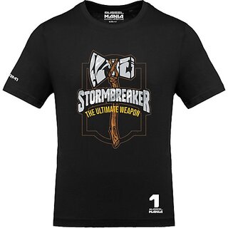 Trendy Men FastB Men Typography Round Neck Black T-Shirt 2025 at ShopCircuit | ONDC