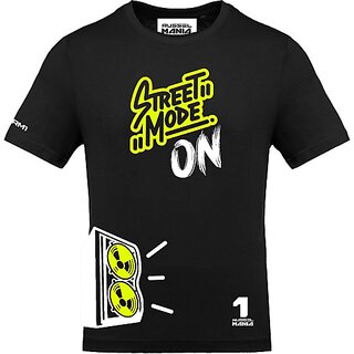 Chic Men FastB Men Printed Round Neck Black T-Shirt 2025 at ShopCircuit | ONDC