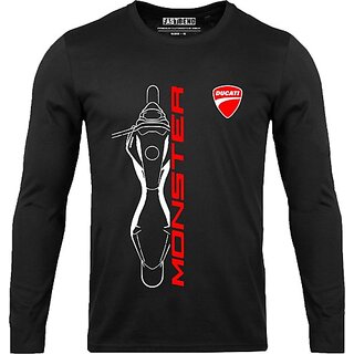 New Men FastB Men Printed Round Neck Black T-Shirt 2025 at ShopCircuit | ONDC